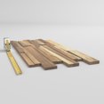 thumbnail image 5 of Ekena Millwork 23 7/8"W x 11 7/8"H x 1/2"P Hacienda Wood Mosaic Wall Tile, Old Boat Wood, 5 of 6