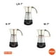 thumbnail image 2 of Imusa 6 o 3tazas Cafetera espresso eléctrica, Plata, 2 of 8