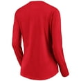 thumbnail image 3 of Women's Red St. Louis Cardinals Team Long Sleeve V-Neck T-Shirt, 3 of 3