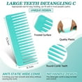 thumbnail image 2 of Large Hair Detangling Comb Wide Tooth Comb for Curly Hair Wet Dry Hair, No Handle Detangler Comb Styling Shampoo Comb, 2 of 6