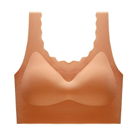 

CAICJ98 Womens Lingerie Fitness Dry Running With String Quick Woman Size Underwear Bras Shockproof L Khaki L