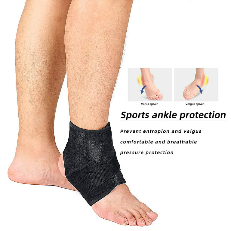 Powbrace Ankle Support Brace, Lace Up Adjustable Support – for Running,  Basketball, Injury Recovery, Sprain! Ankle Wrap for Men, Women, and Children