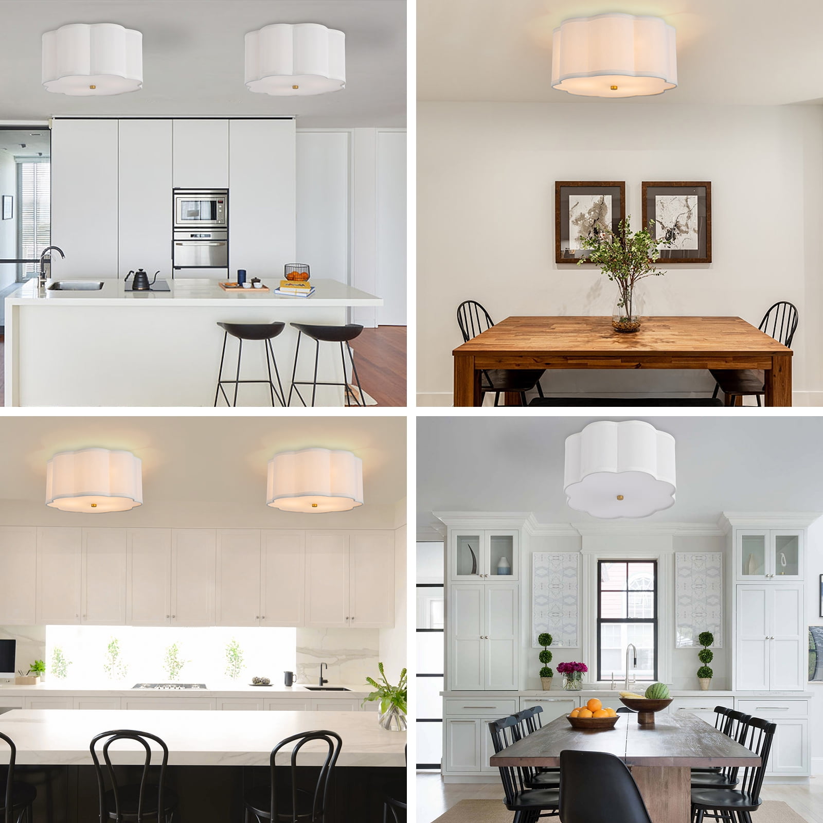Flush Mount Ceiling Light, Ceiling Light Fixture, Ceiling Lamp For Living Rooms, Bedrooms, Kitchens, Dining Rooms, Entrances