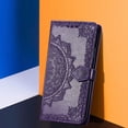 thumbnail image 2 of for Xiaomi Mi 11 Pro 6.81 inch Wallet Case,Mandala Embossing PU Leather Girls Phone Case with Credit Card Holder & Hand Strap Flip Folio Closure Protective Cover for Mi 11 Pro MTL Purple, 2 of 8