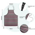 thumbnail image 7 of Green and Red Christmas Pattern Kids Aprons for Girls and Boys,Adjustable Neck Strap Toddler Aprons for Kids Cooking Baking, 7 of 7