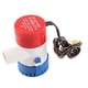 thumbnail image 1 of Bomba de achique sumergible de 1100 GPH y 12 V, no automática, para embarcaciones marinas, 1 of 13