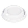 PAPSTAR - Cup lid - Size 3.15 in - round - disposable - white (pack of 50)