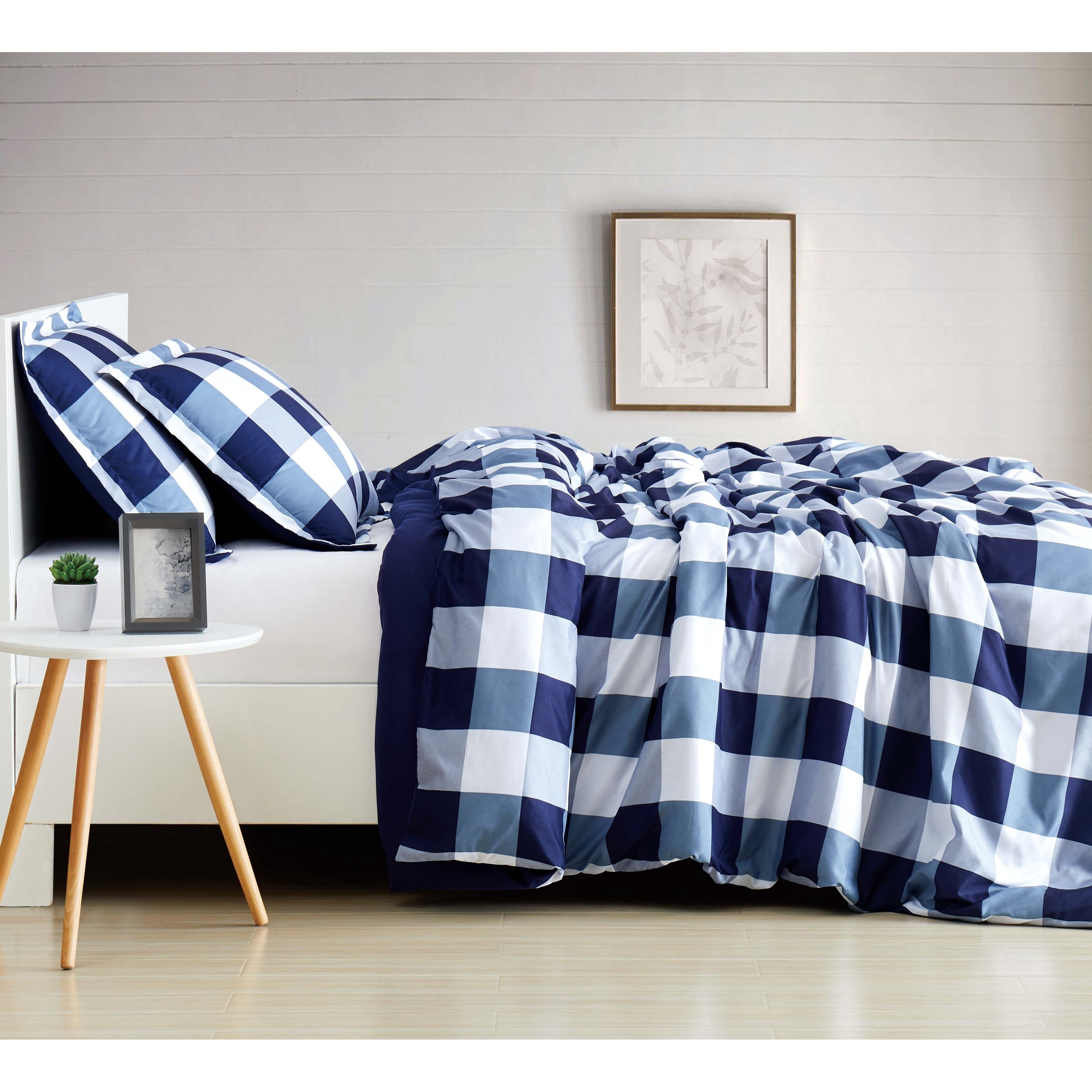 Truly Soft Everyday Buffalo Plaid Printed Duvet Cover Set - Walmart.com