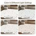 thumbnail image 7 of ODIKA 6'x9' Gray Beige Modern Geometric Grid Pattern Washable Area Rug Contemporary Abstract Rectangular Motif Layout Non-Slip, Easy Care, for Family Room, Living Mater Bedroom, 7 of 7