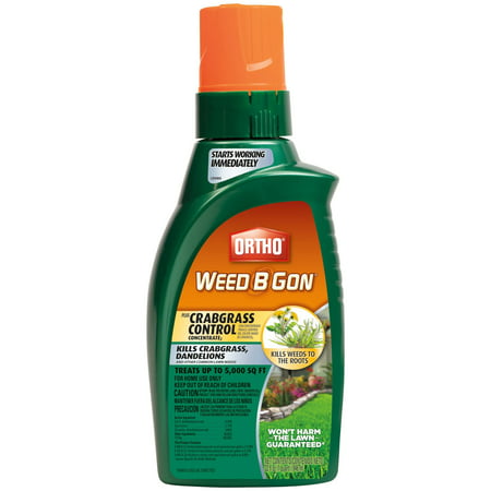 Ortho Weed B Gon MAX Plus Crabgrass Control Weed Killer for Lawns Concentrate,