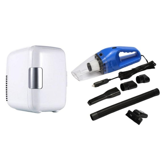 Refrigerador De Almacenamiento De Maquillaje 4L Accesorios atención De Refrigerador + Aspiradora Gloria mini nevera nevera para coche