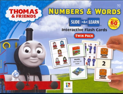 Thomas the Train and Friends 1 2 3 Learning Cards Steam Tank Engine Locomotive Edik 36 Flash Cards 123 Teaching Numbers Math Early Development Counting Educational by Bendon