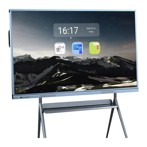 BELNET 55'' Smart Board Electronic Whiteboard Touch Portable Conference Display with E-Beam Tracking Android Interactive & Remote Learning Support