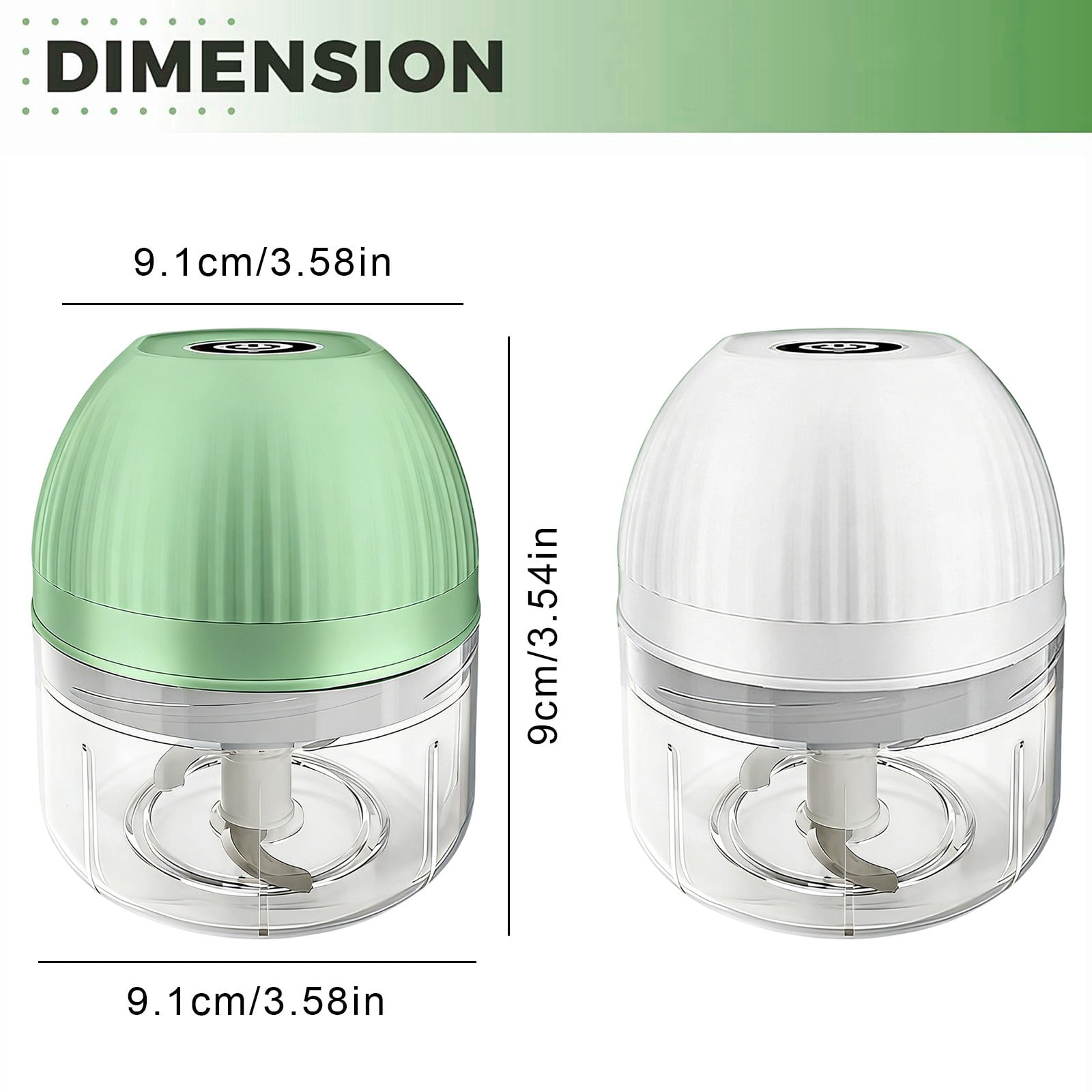 2Pcs Portable Usb Rechargeable Garlic Chopper Cordless Vegetable Chopper 250Ml Mini Food Processor for Onion Meat Herb Grinder Kitchen Tool Ciozy