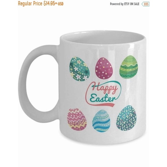 LIMITED S1ALE Happy Easter mug, Easter mug, Easter coffee mugs, easter gif