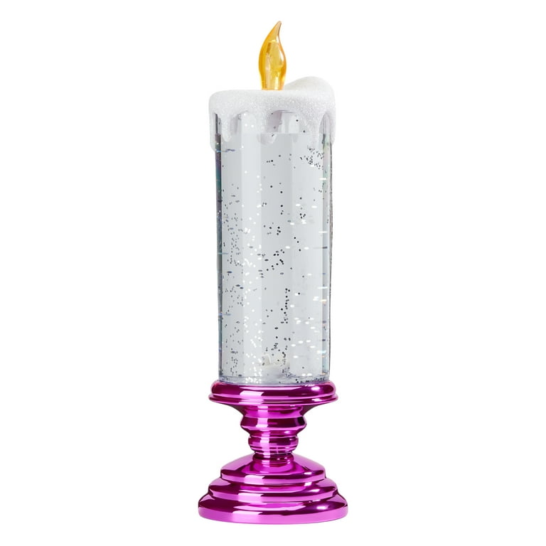 Buy Swirling Led Glitter Candle Color Changing Glitter Light 1 pc Online