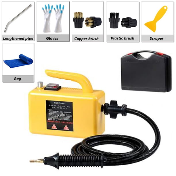 Limpiador de Vapor de Alta Temperatura 110V-240V para Cofre, Aire Acondicionado, Auto, Máquina de Limpieza Móvil, Bombeo, Esterilización, Desinfectante