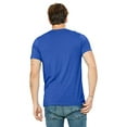 thumbnail image 2 of Bella Canvas Mens Jersey V-Neck Tee, L, True Royal, 2 of 3