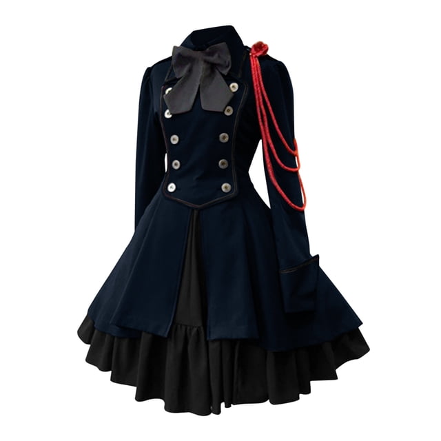 Kcodviy Robe pour Femme Style Rétro Robe Médiévale Blanche Courte Couleur Unie Manches Trompette Vêtements Gothiques Femmes Grande Taille Longue Robe de Princesse
