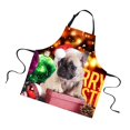 thumbnail image 1 of Animales Delantal Estampado Unisex Babero Delantal Cuello Cocina Hornear Jardinería CA5342R Zulema Delantal de Navidad, 1 of 6