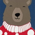 thumbnail image 3 of Bundle Up Bear BUB-001 22"H x 22"W Square Pillow Kit Navy/Black/White/Red/Camel, 3 of 5
