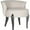 Taupe, variant on SAFAVIEH Mora Modern Style Glam French Leg Vanity Chairs, Beige (23.4 in. W x 24.8 in. D x 22.4 in. H)