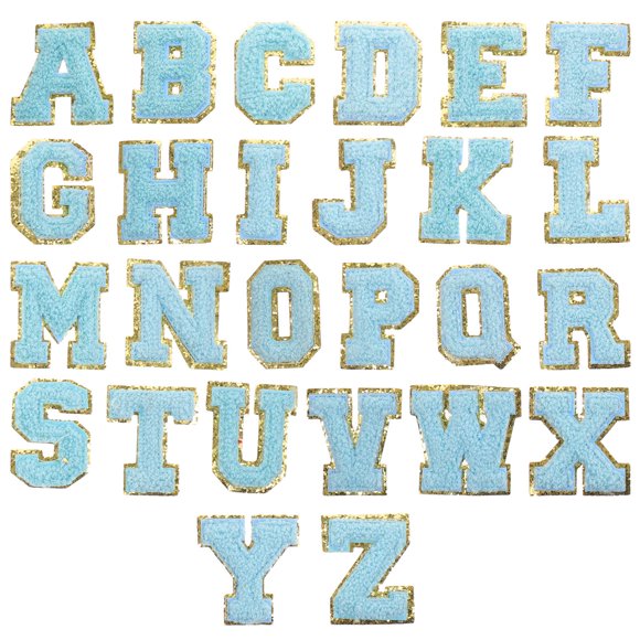 YSNOOWE 26Ud Parches Bordados Para Ropa Azul Decorativos Multifuncionales Para Reparar Y Personalizar