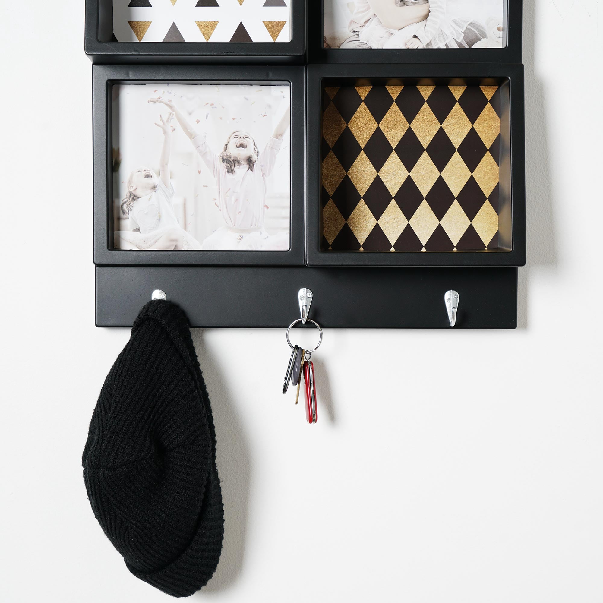 Crystal Art Gallery 24x15 Black Collage Frame & Organizer
