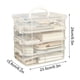 thumbnail image 4 of Xihbxyly Organizador de Almacenamiento, Caja con Cuatro Compartimentos, Diseño Transparente, Solución para Escritorios Ordenados, Almacenamiento de Papelería para El Hogar y La Oficina, Mejora El Esp, 4 of 7