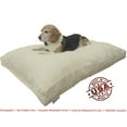 thumbnail image 5 of Dogbed4less Shredded Memory Foam 55"x47" Dog Bed Pillow with Khaki Suede Cover, 5 of 7