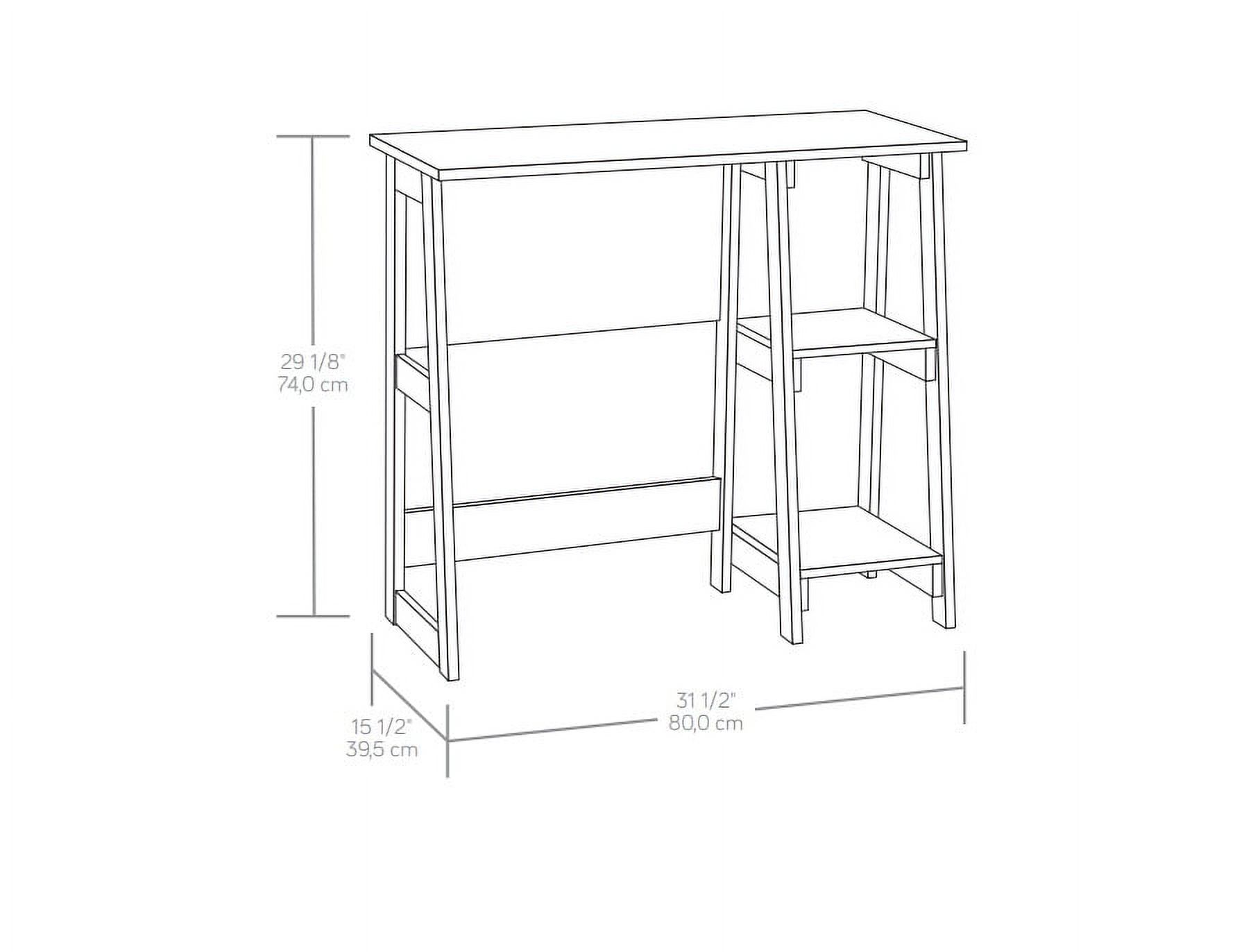 MAINSTAYS QUICK ASSEMBLY DESK, BLACK FINISH