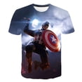 thumbnail image 1 of Marvel Hulk ropa para niños nueva llegada 2022 verano cómodo niños pequeños niños manga corta dibujos animados vengadores camiseta 1-14Y4T zhangyuxiang CONDUJO, 1 of 2