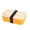 Orange+Yellow, variant on KYAIGUO Lunch Box Containers Portable Reusable Microwave Safe Lunch Box Safe Single Bento Box with Bamboo Lid for Men and Women