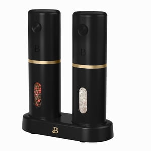 Beautiful Rechargeable Electric Salt & Pepper Grinder Set