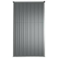 thumbnail image 3 of vidaXL Garden Tool Shed Grey 225x89x161 cm Galvanised Steel, 3 of 4