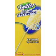 Swiffer 360 Dusters Extender Kit, 3 Unscented Dusters With Extendable handle (Packaging May Vary) 4 Piece Set
