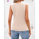 thumbnail image 3 of Chaleco BTFBM Blazer de verano sin mangas para mujer, color beige, talla L, 3 of 6