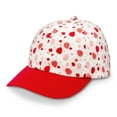thumbnail image 1 of JAN & JUL Girls Ponytail Baseball Hat for Toddler and Baby (Strawberry, 6-24 Months), 1 of 5