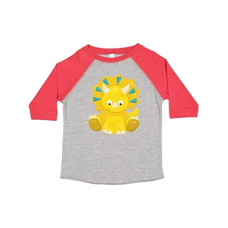 

Inktastic Cute Dinosaur Baby Dinosaur Dino Triceratops Boys or Girls Toddler T-Shirt