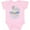 AD-Pink, variant on Inktastic My Babysitter Loves Me Cute Elephants Clouds Moon and Stars Boys or Girls Baby Bodysuit