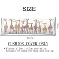 thumbnail image 3 of Giraffe Body Pillow Cover Wild Animals Africa Safari Cute Cartoon Giraffes Long Pillowcase with Zipper Decorative Soft Cushion Bedding Pillow Cases for Couch,Home Gifts 20"x54",White Brown, 3 of 4