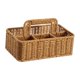 thumbnail image 4 of Cesta almacenamiento imitación ratán, caja almacenamiento multiusos 4 compartimentos, cesta picnic decorativa para encimera, 4 of 8