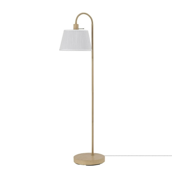 Globe Electric 91002761 Maris 68" Tall Gooseneck Floor Lamp - Brass