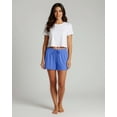 thumbnail image 4 of Real Essentials 3 Pack: Women's Pajama Shorts Sleep Lounge Sweatshorts Comfy Sleepwear Bottoms (Available In Plus Size), 4 of 4