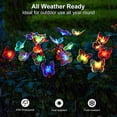 thumbnail image 4 of ERDS-Solar Garden Lights Outdoor Waterproof, 3 Pack Outdoor Solar Butterfly Lights with 2 Lighting Modes, Sway by Wind, Color Changing LED Outdoor Solar Lights for Patio Yard Lawn Path Garden Decor, 4 of 4