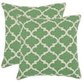 thumbnail image 2 of SAFAVIEH Suzy Pillow Set of 2 Green, 2 of 2