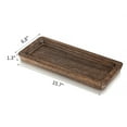 thumbnail image 3 of Hanobe Decorative Tray Candle Tray Holder-Long Narrow Wooden Centerpiece Tray for Coffee Table, 3 of 9