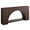 Brown, variant on SinCiDo 63" Modern Console Table for Entryway, Arched Long Wood Sofa Table Behind Couch Table for Living Room, Hallway