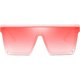 thumbnail image 1 of Gafas de sol cuadradas de gran tamaño para mujeres y hombres, gafas de sol de moda con parte superior plana y montura negra grande, mono Retro, gafas de sol de moda, 1 of 5