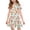 #A03-Saffron, variant on XADYUY Summer Dress for Girls Casual A-Line Short Sleeve Girls Tshirt Dresses Vintage Floral Print Crew Neck Sundresses Flare Swing Skirt with Pockets,7-8Years,Watermelon Red